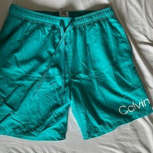 Calvin Klein Men's Teal Swim Shorts